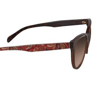 Emilio Pucci Brown Square Sunglasses NEW IN CASE